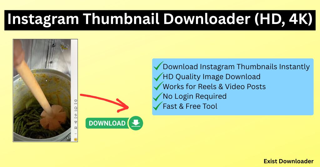 Instagram Thumbnail Downloader (HD, 4K) Instagram Thumbnail Downloader (HD, 4K)