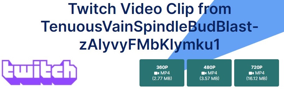 Twitch Clip Downloader mobile