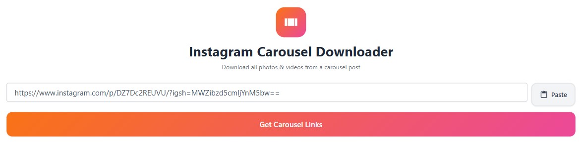 Download Multiple IG Photos