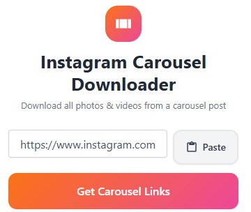 Instagram Carousel downloader